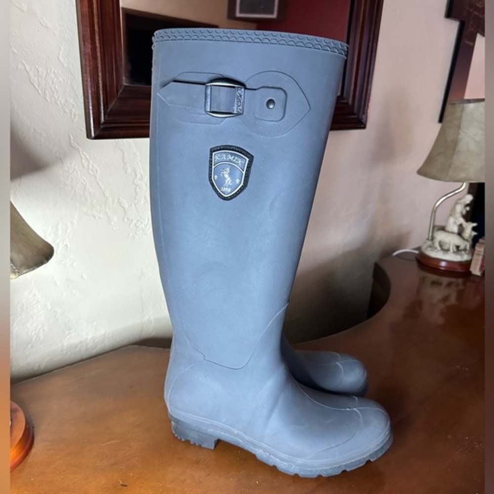 Kami Tall Rain Boots Gray Size 9 - Picture 5 of 6
